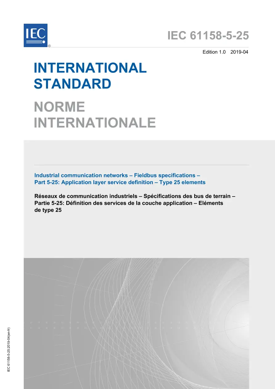 IEC 61158-5-25 Ed. 1.0 b:2019 IEC 61158-5-25 Ed. 1.0 b:2019