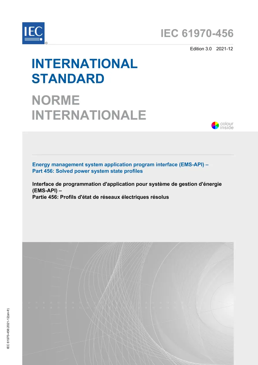 IEC 61970-456 Ed. 3.0 b:2021 IEC 61970-456 Ed. 3.0 b:2021