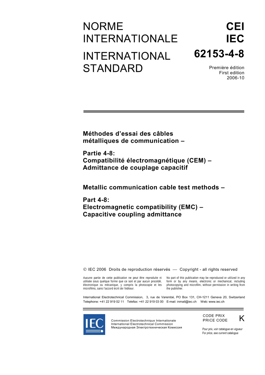 IEC 62153-4-8 Ed. 1.0 b:2006 IEC 62153-4-8 Ed. 1.0 b:2006