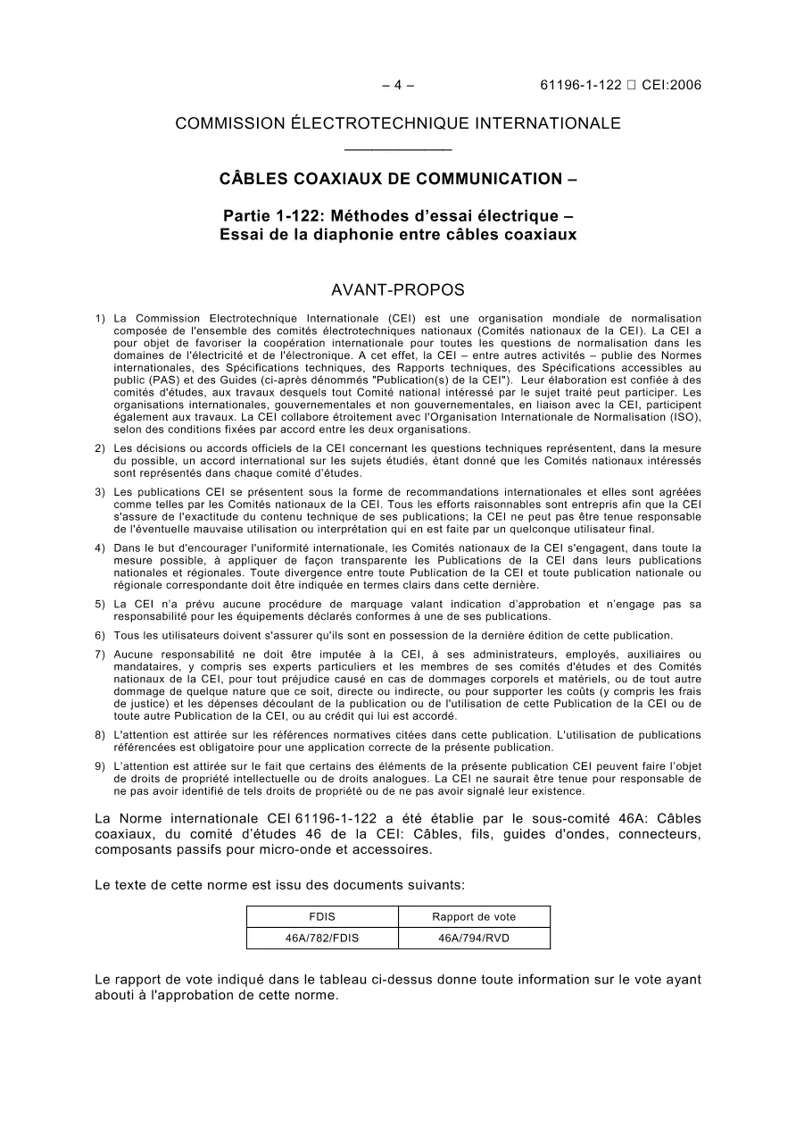 IEC 61196-1-122 Ed. 1.0 b:2006 IEC 61196-1-122 Ed. 1.0 b:2006