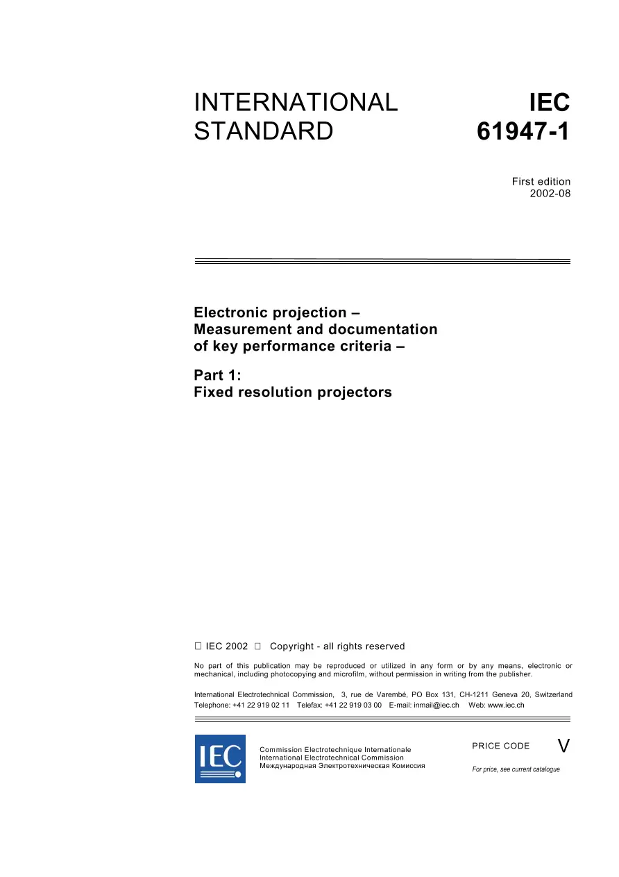 IEC 61947-1 Ed. 1.0 en:2002 IEC 61947-1 Ed. 1.0 en:2002