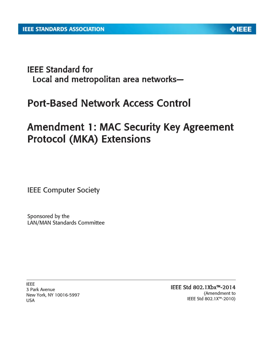IEEE 802.1Xbx-2014 IEEE 802.1Xbx-2014