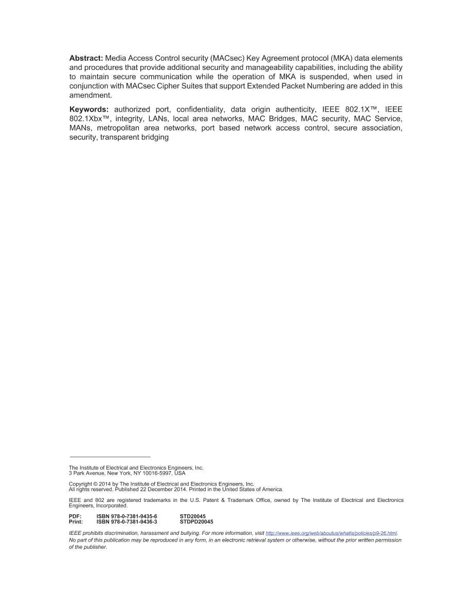 IEEE 802.1Xbx-2014 IEEE 802.1Xbx-2014