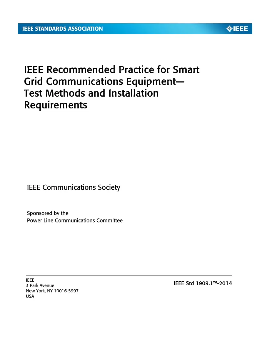 IEEE 1909.1-2014 IEEE 1909.1-2014