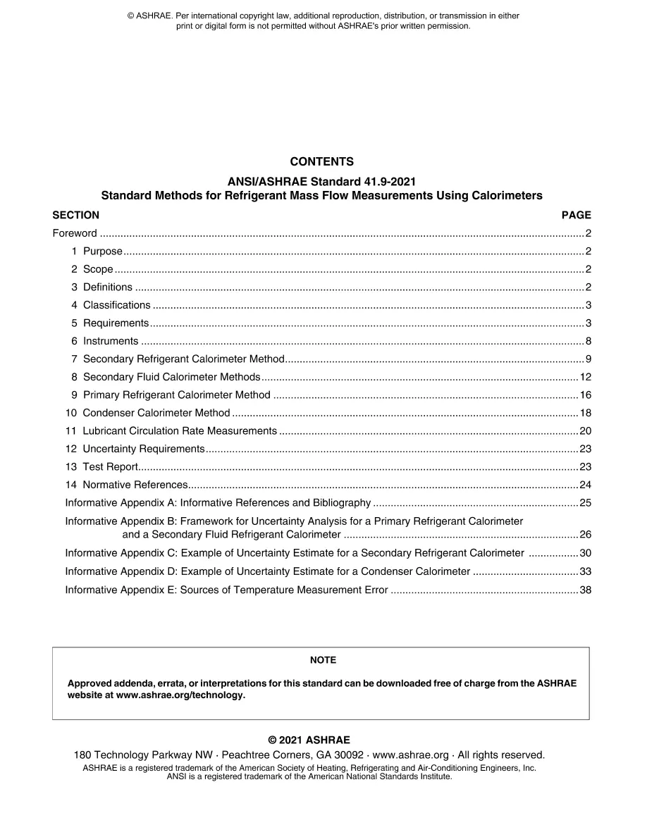 ASHRAE 41.9-2021 ASHRAE 41.9-2021