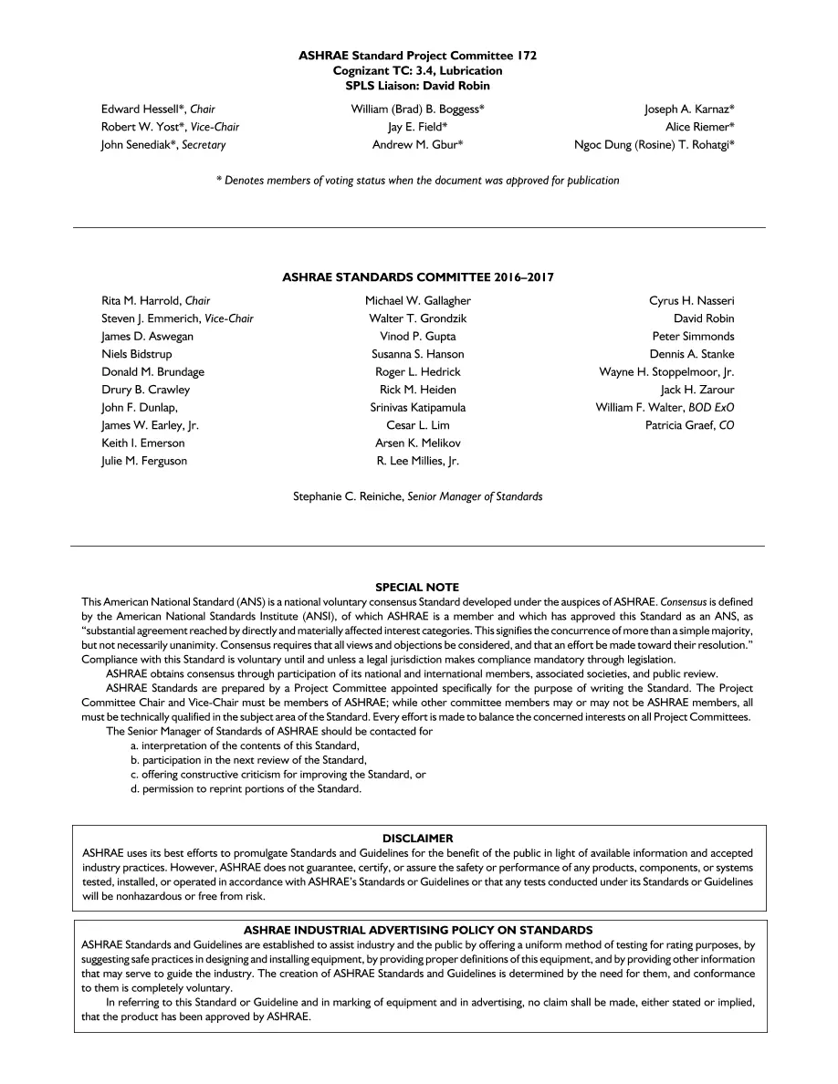 ASHRAE 172-2017 ASHRAE 172-2017