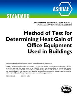 ASHRAE 203-2018 (RA 2021) ASHRAE 203-2018 (RA 2021)