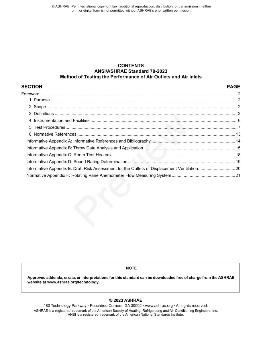 ASHRAE 70-2023 ASHRAE 70-2023