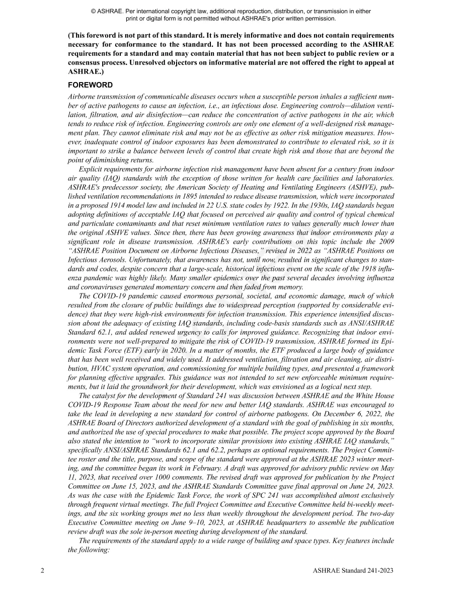 ASHRAE 241-2023 ASHRAE 241-2023
