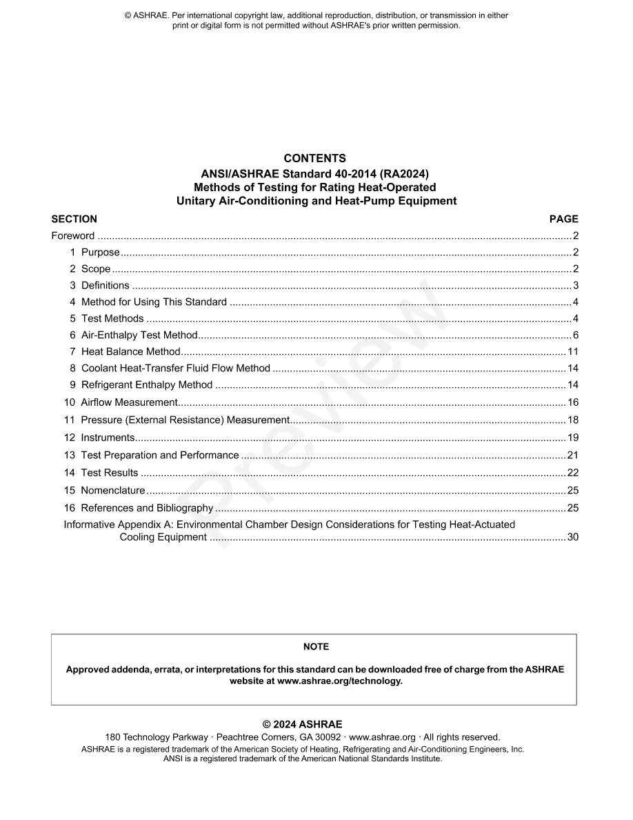 ASHRAE 40-2014 (RA2024) ASHRAE 40-2014 (RA2024)