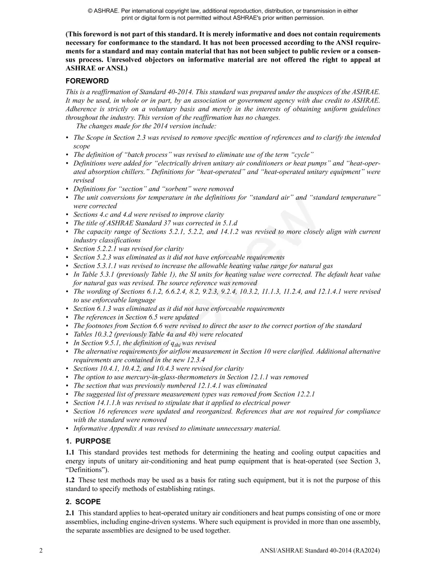 ASHRAE 40-2014 (RA2024) ASHRAE 40-2014 (RA2024)