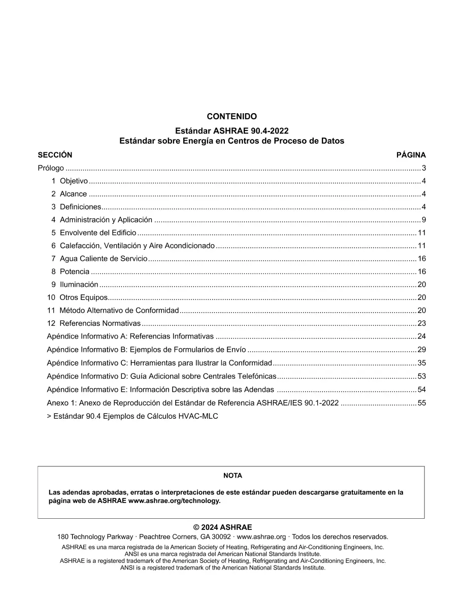 ASHRAE Spanish - Standard 90.4-2022 ASHRAE Spanish - Standard 90.4-2022