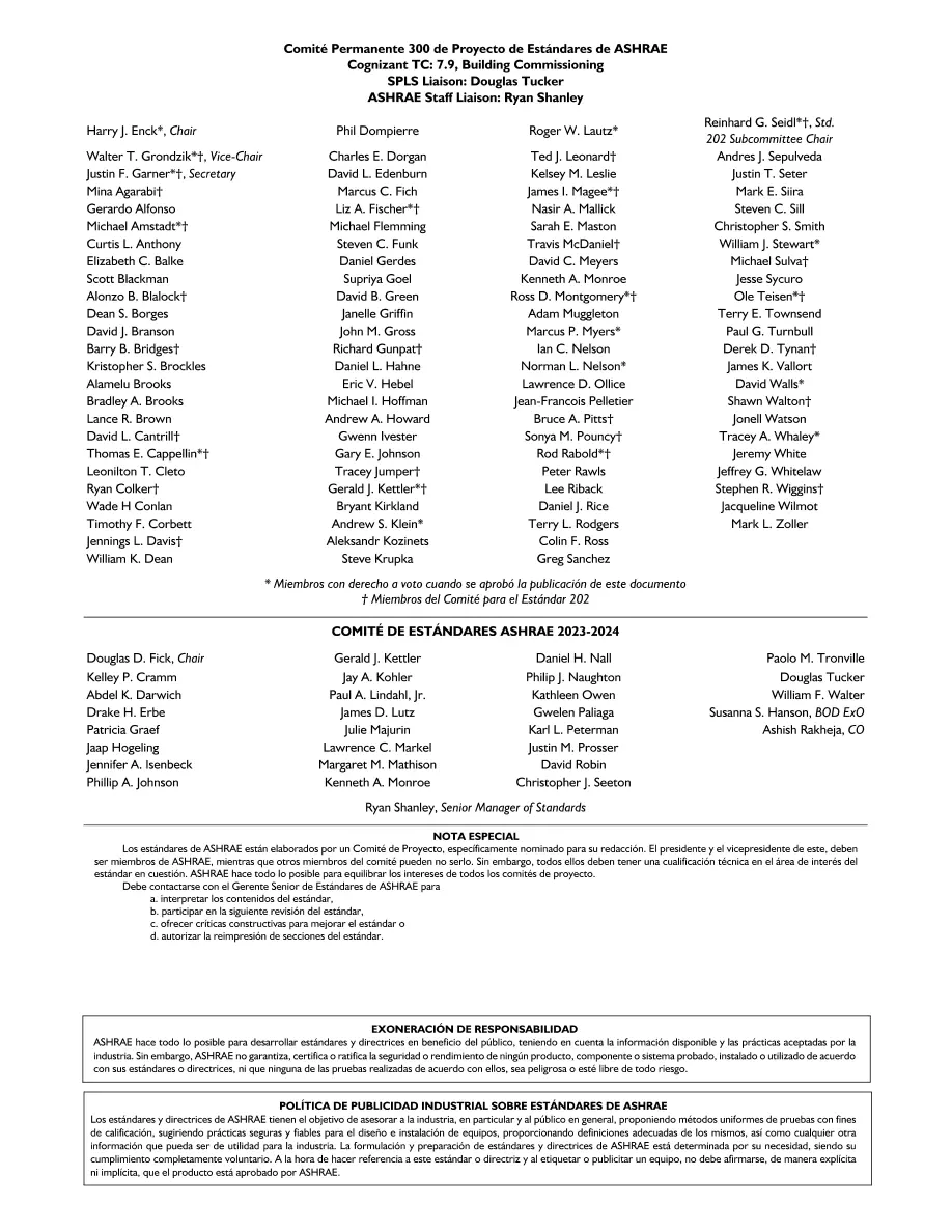 ASHRAE Spanish - Standard 202-2024 ASHRAE Spanish - Standard 202-2024