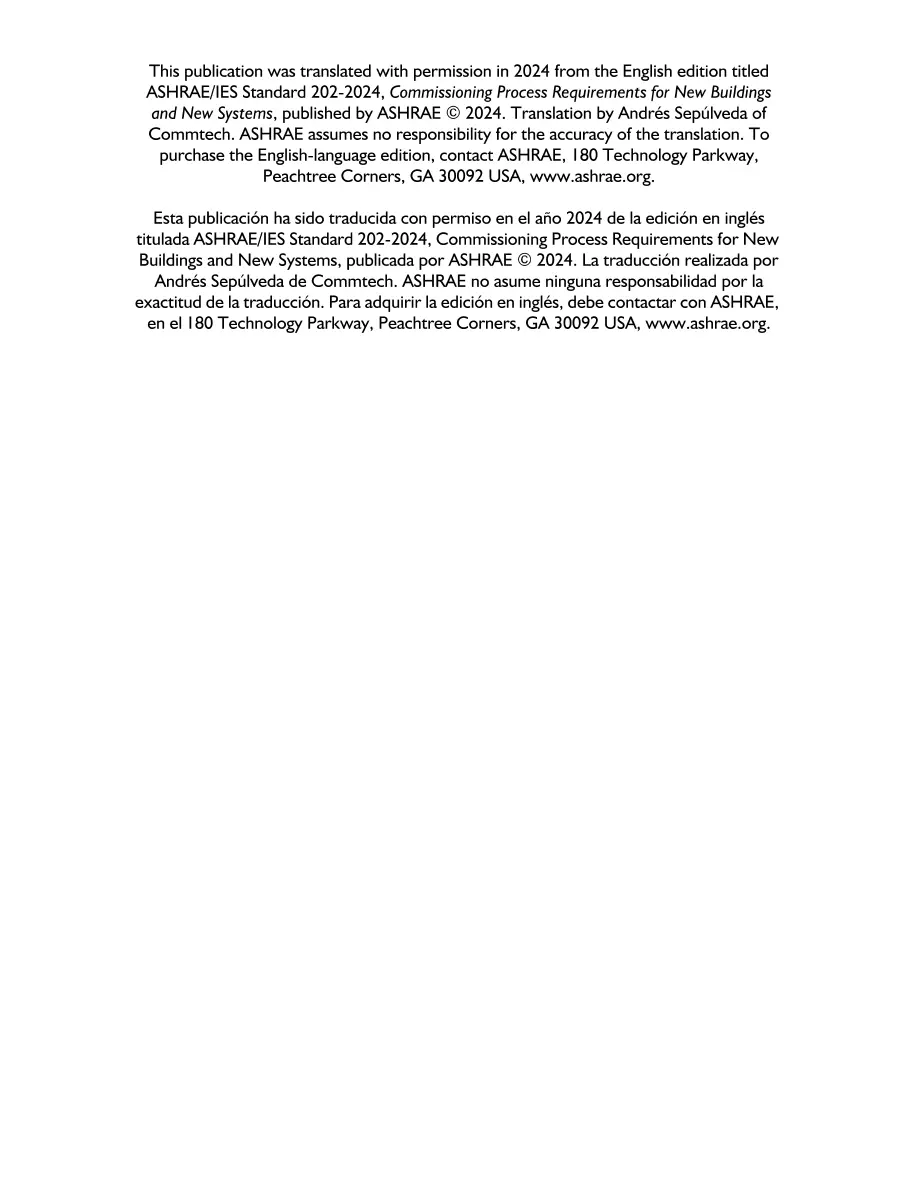 ASHRAE Spanish - Standard 202-2024 ASHRAE Spanish - Standard 202-2024