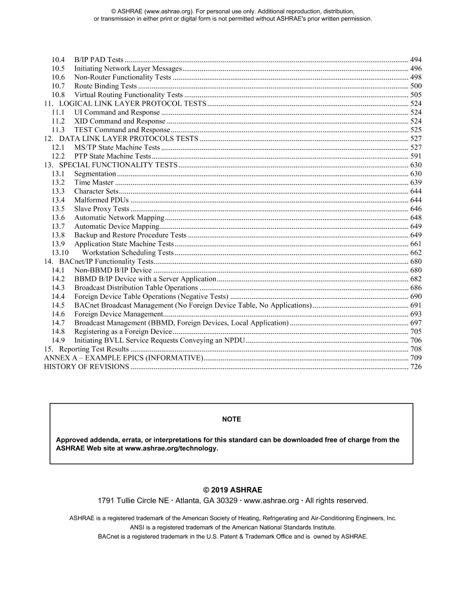 ASHRAE 135.1-2019 ASHRAE 135.1-2019