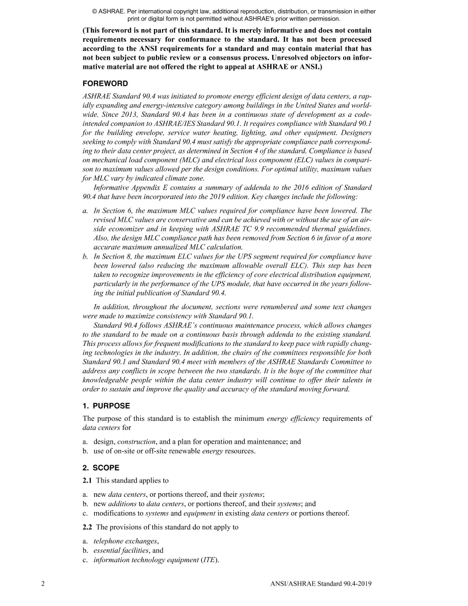 ASHRAE 90.4-2019 ASHRAE 90.4-2019