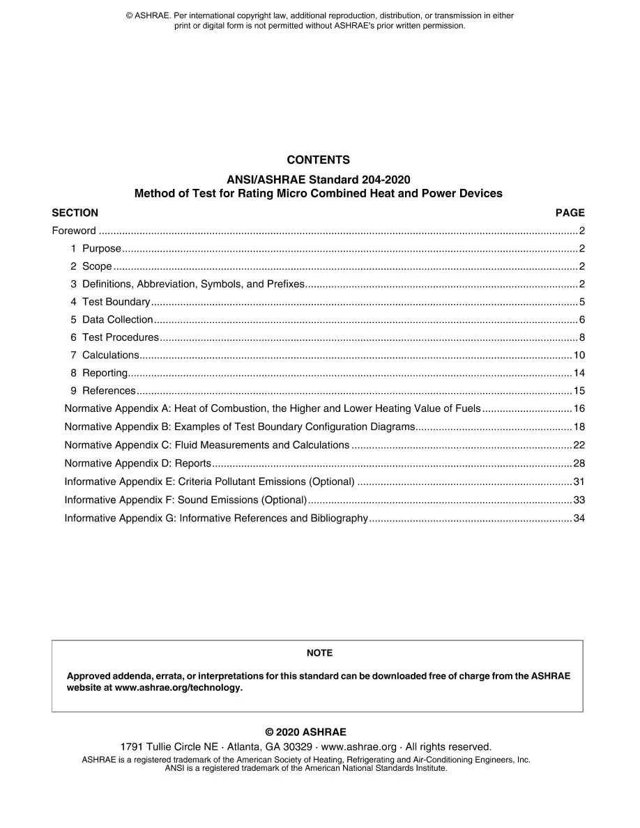 ASHRAE 204-2020 ASHRAE 204-2020