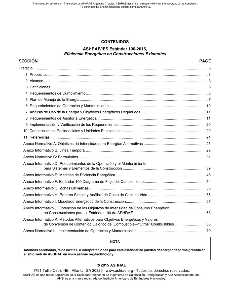 ASHRAE Spanish - Standard 100-2015 ASHRAE Spanish - Standard 100-2015