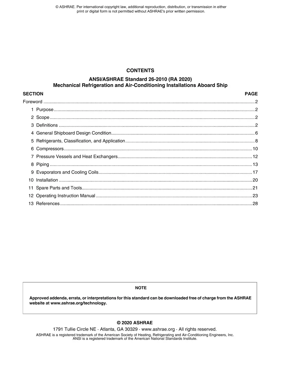 ASHRAE 26-2010 (RA2020) ASHRAE 26-2010 (RA2020)