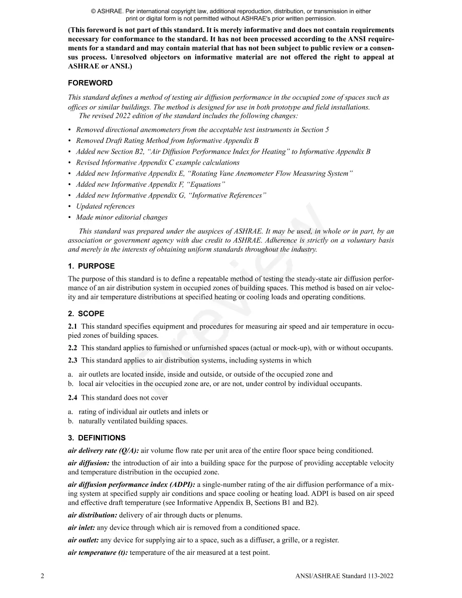 ASHRAE 113-2022 ASHRAE 113-2022