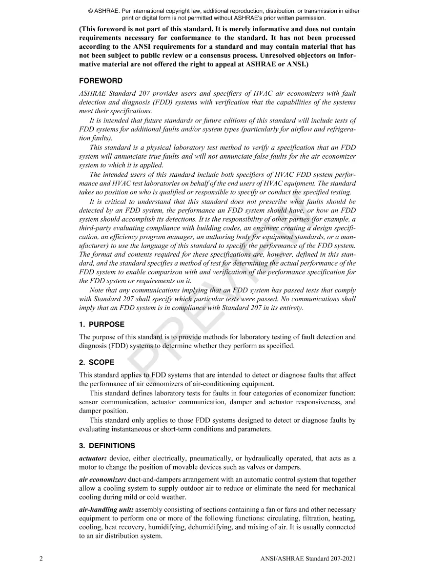 ASHRAE 207-2021 ASHRAE 207-2021