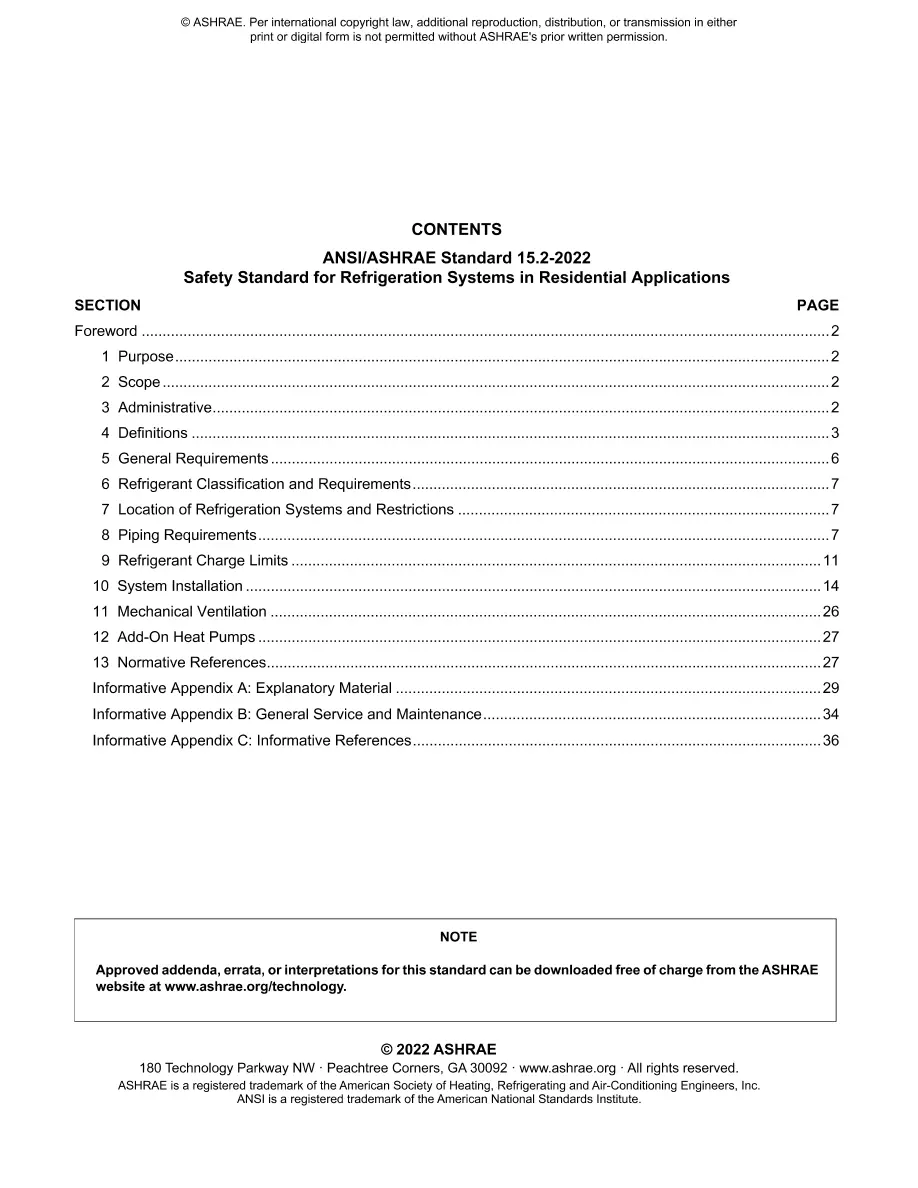 ASHRAE 15.2-2022 ASHRAE 15.2-2022