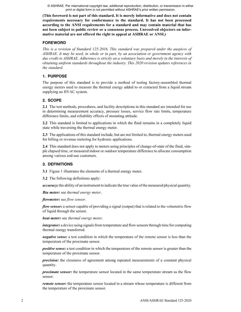 ASHRAE 125-2020 ASHRAE 125-2020