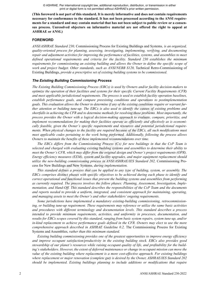 ASHRAE 230-2022 ASHRAE 230-2022