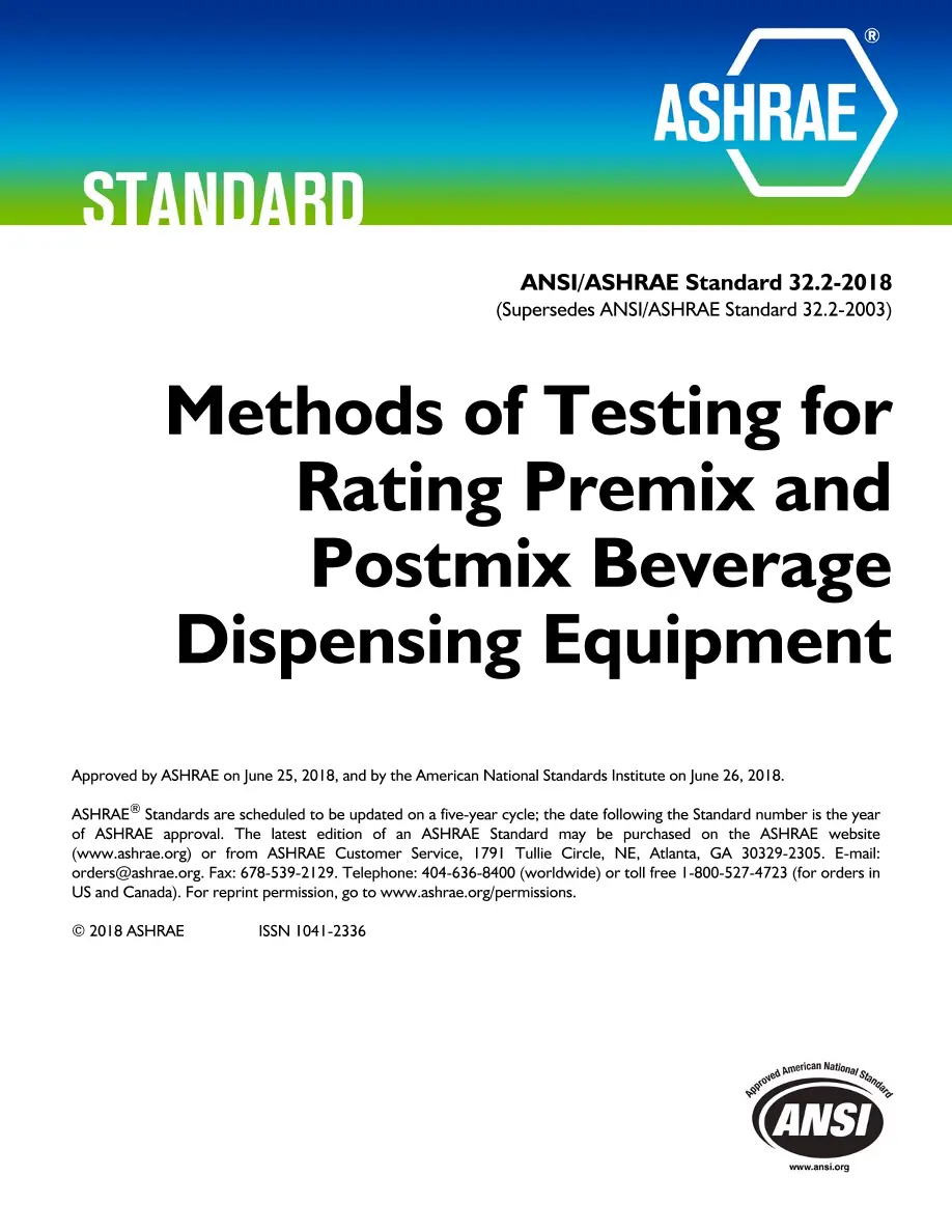 ASHRAE 32.2-2018 ASHRAE 32.2-2018