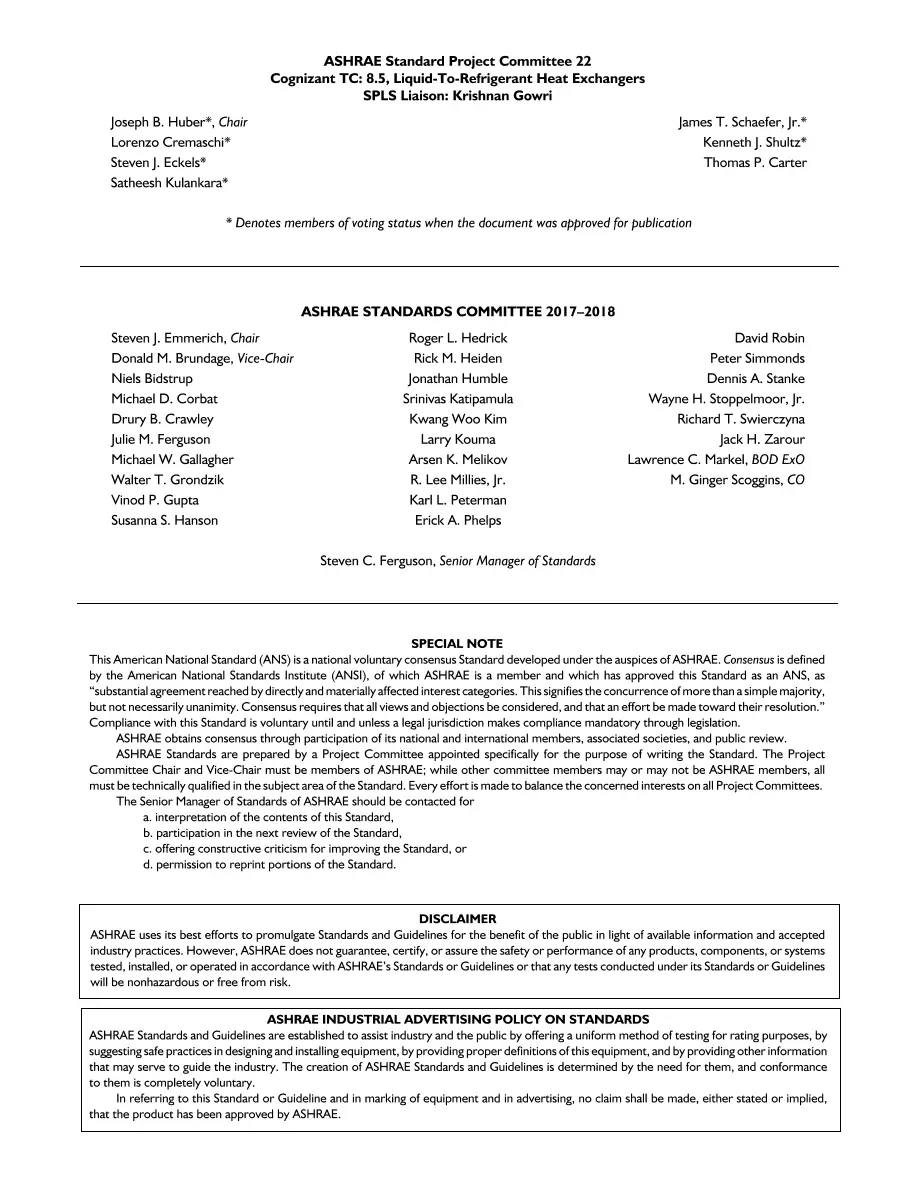 ASHRAE 22-2018 ASHRAE 22-2018
