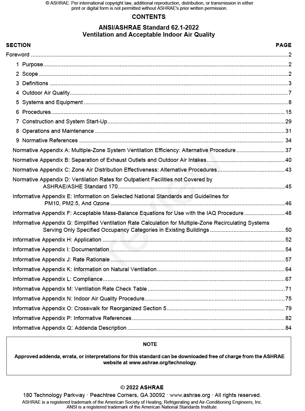ASHRAE 62.1-2022 ASHRAE 62.1-2022