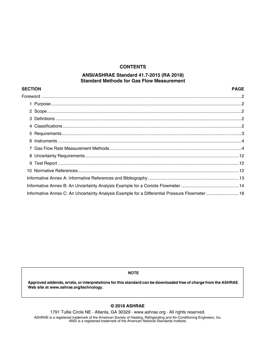 ASHRAE 41.7-2015 (RA 2018) ASHRAE 41.7-2015 (RA 2018)