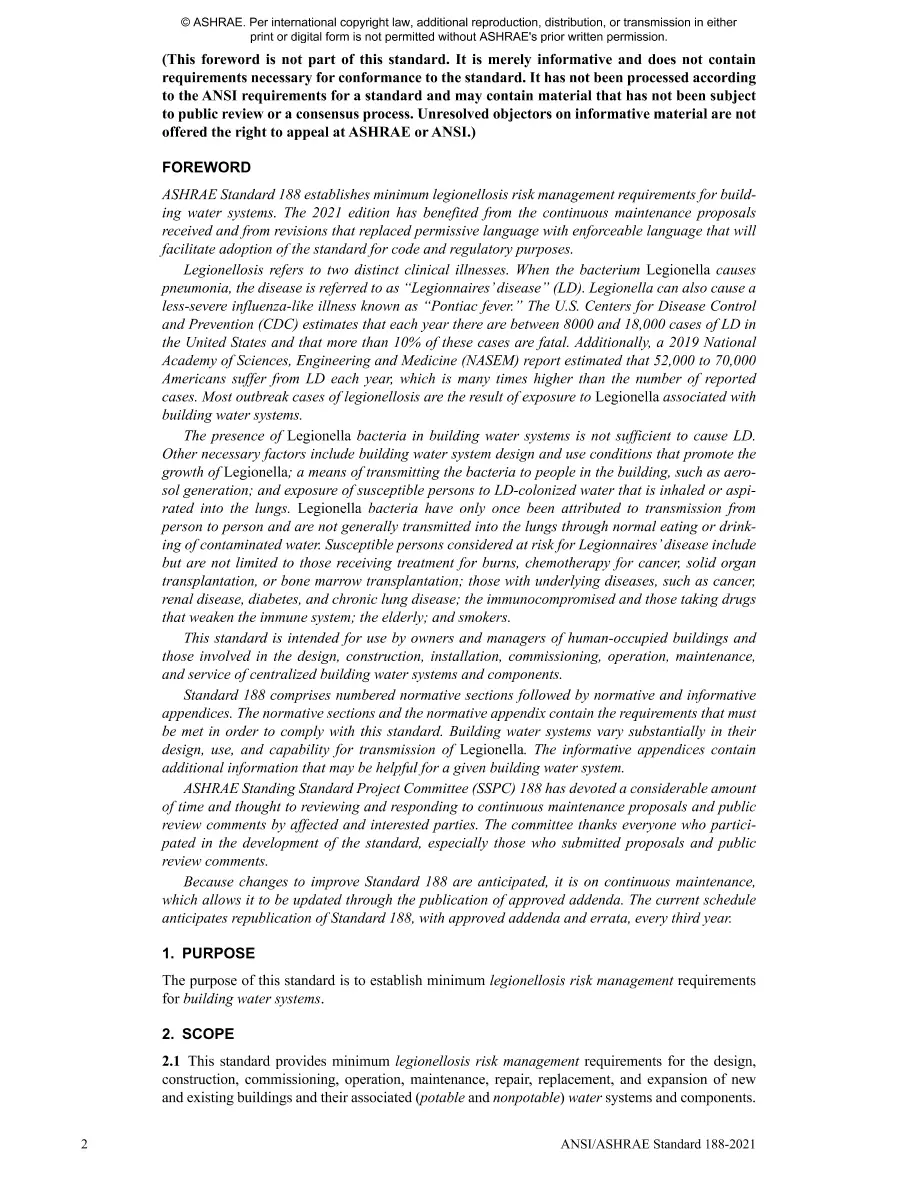 ASHRAE 188-2021 ASHRAE 188-2021