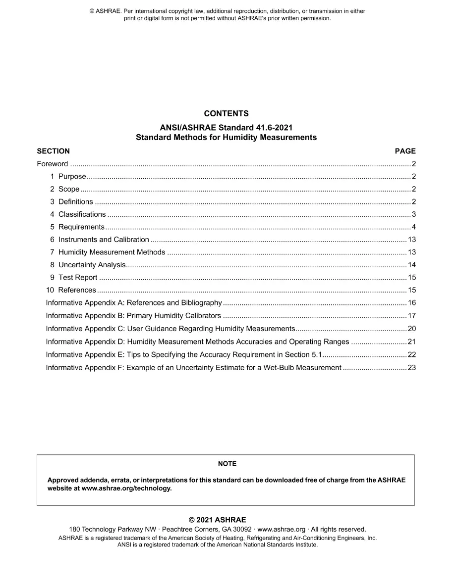 ASHRAE 41.6-2021 ASHRAE 41.6-2021