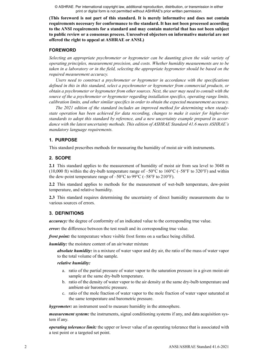 ASHRAE 41.6-2021 ASHRAE 41.6-2021