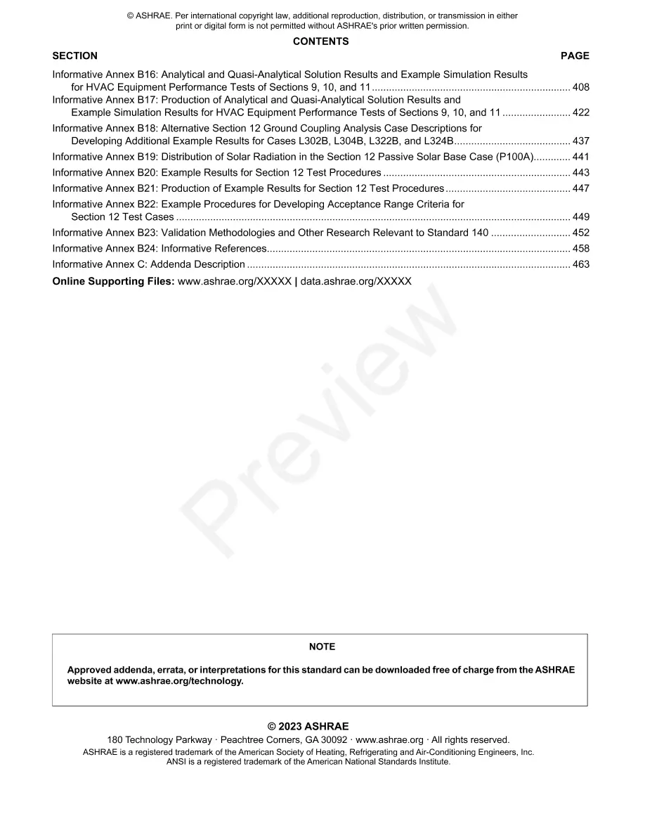 ASHRAE 140-2023 ASHRAE 140-2023