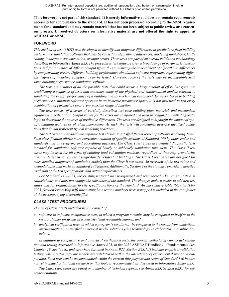 ASHRAE 140-2023 ASHRAE 140-2023