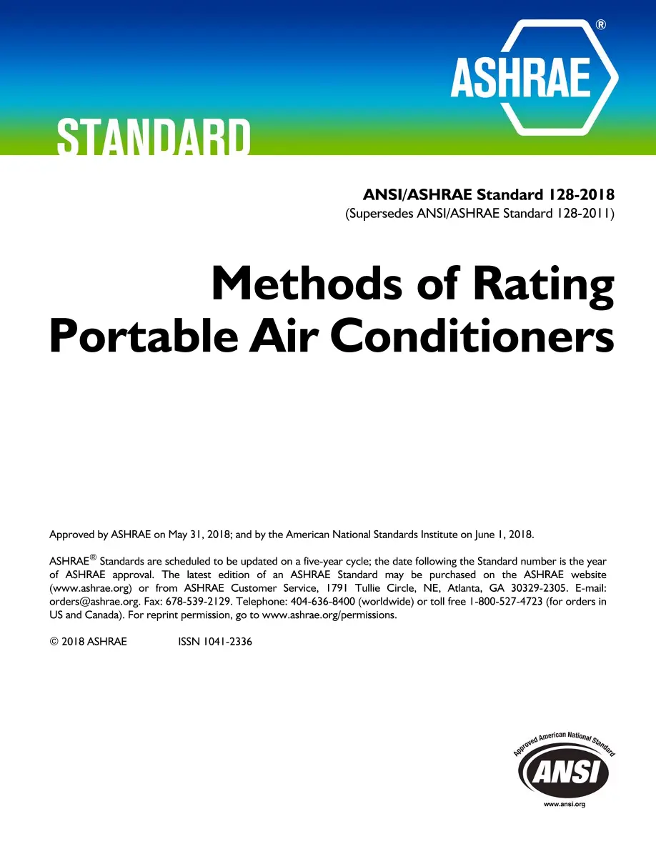 ASHRAE 128-2018 ASHRAE 128-2018