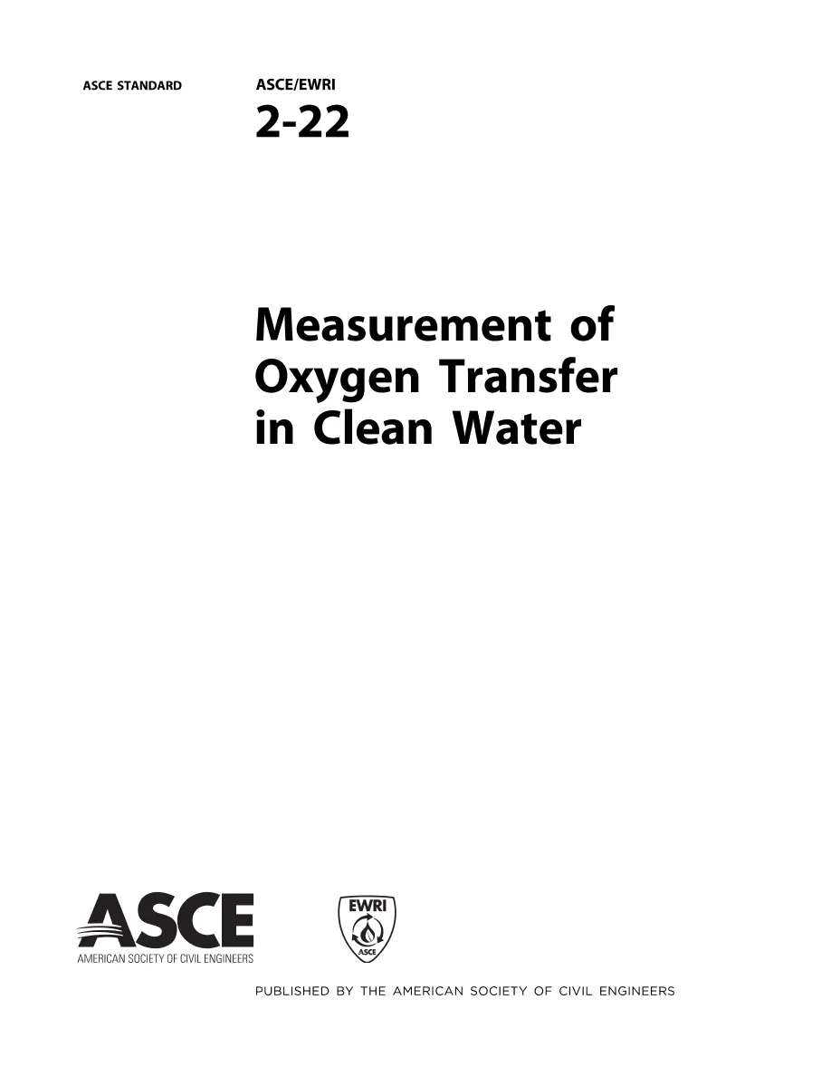 ASCE /EWRI 2-22 ASCE /EWRI 2-22