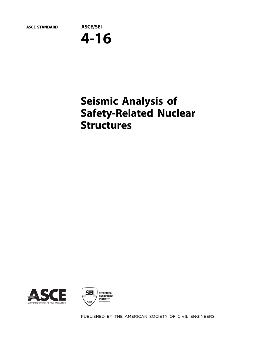 ASCE 4-16 ASCE 4-16