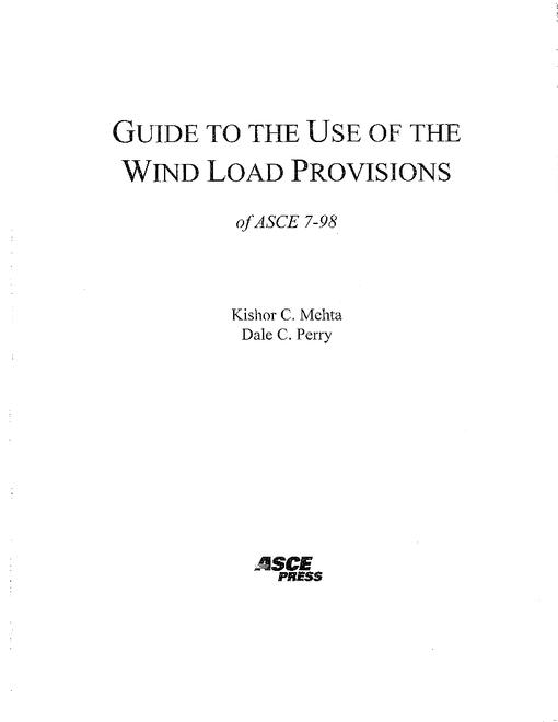 ASCE 7-98 Guide ASCE 7-98 Guide