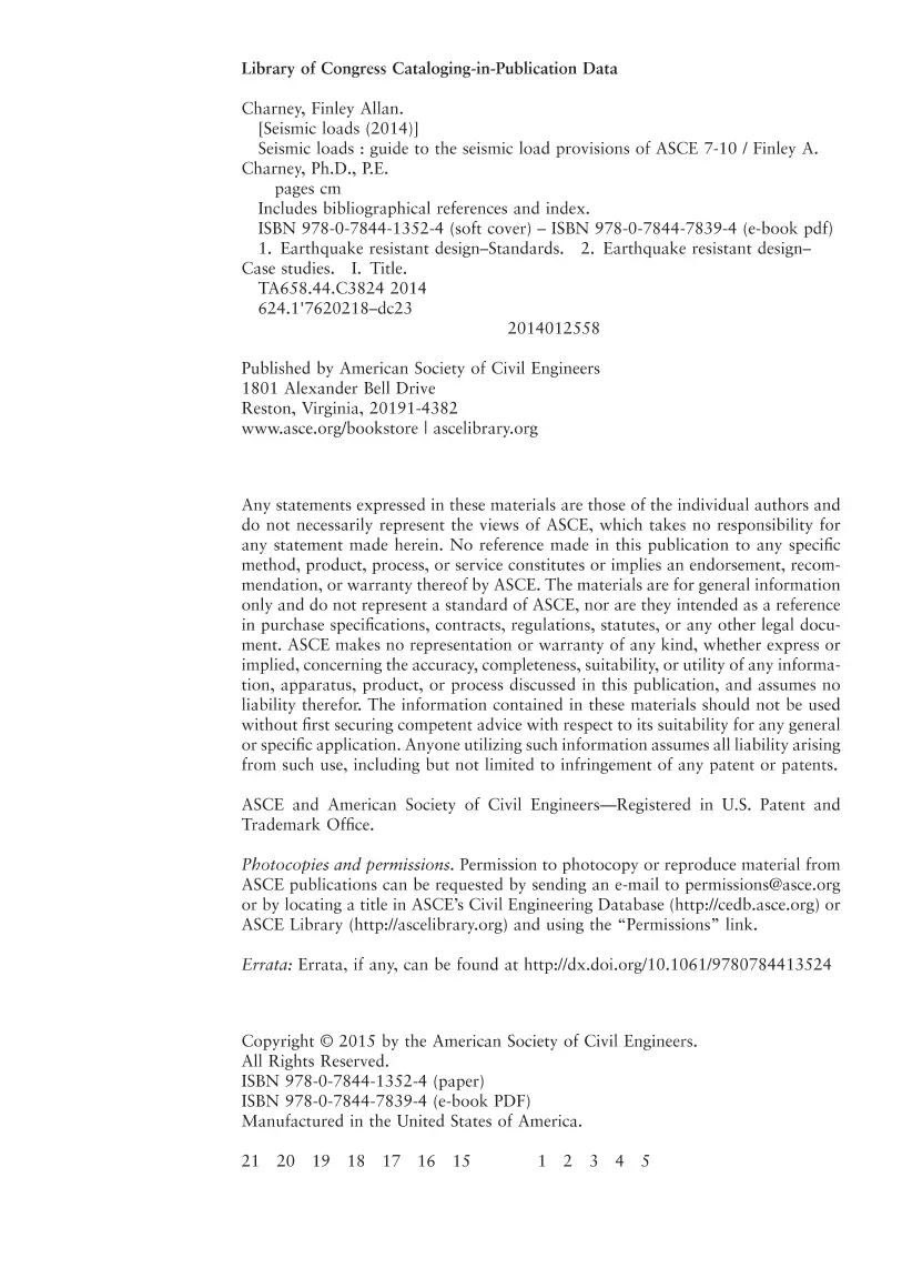 ASCE Seismic Loads ASCE Seismic Loads