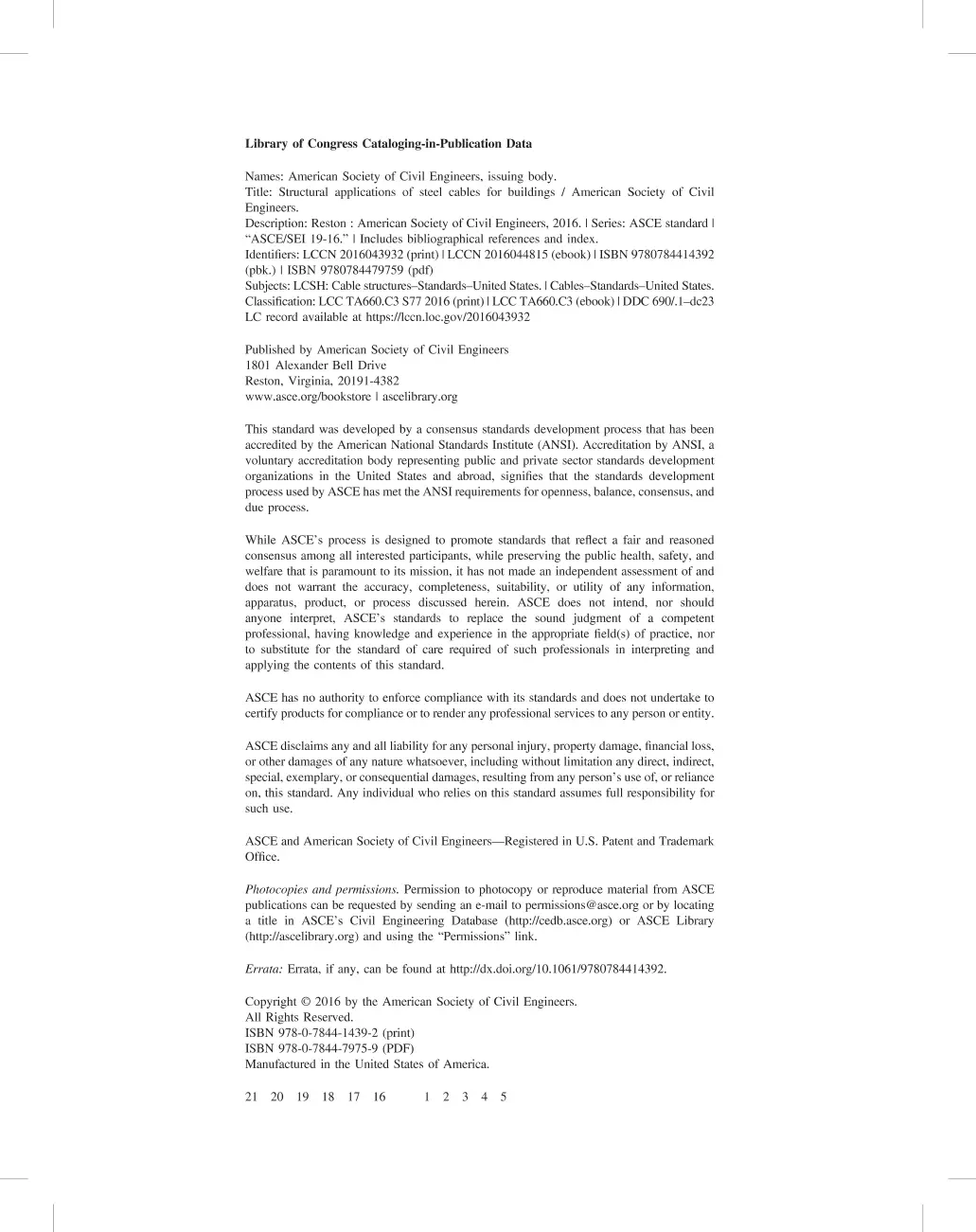 ASCE 19-16 ASCE 19-16