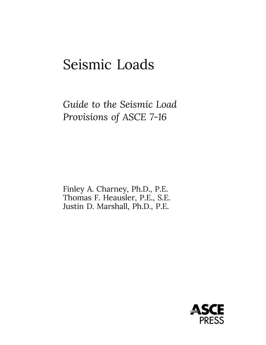 ASCE 7-16 Seismic Loads ASCE 7-16 Seismic Loads