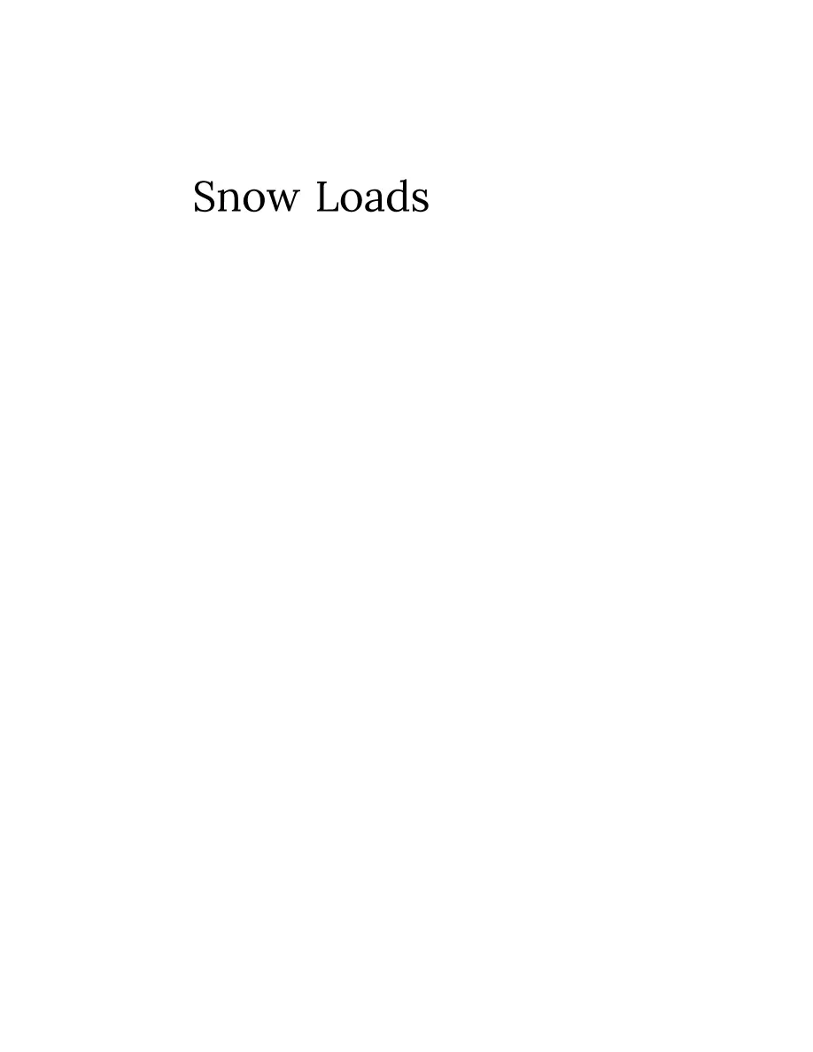 ASCE Snow Loads ASCE Snow Loads