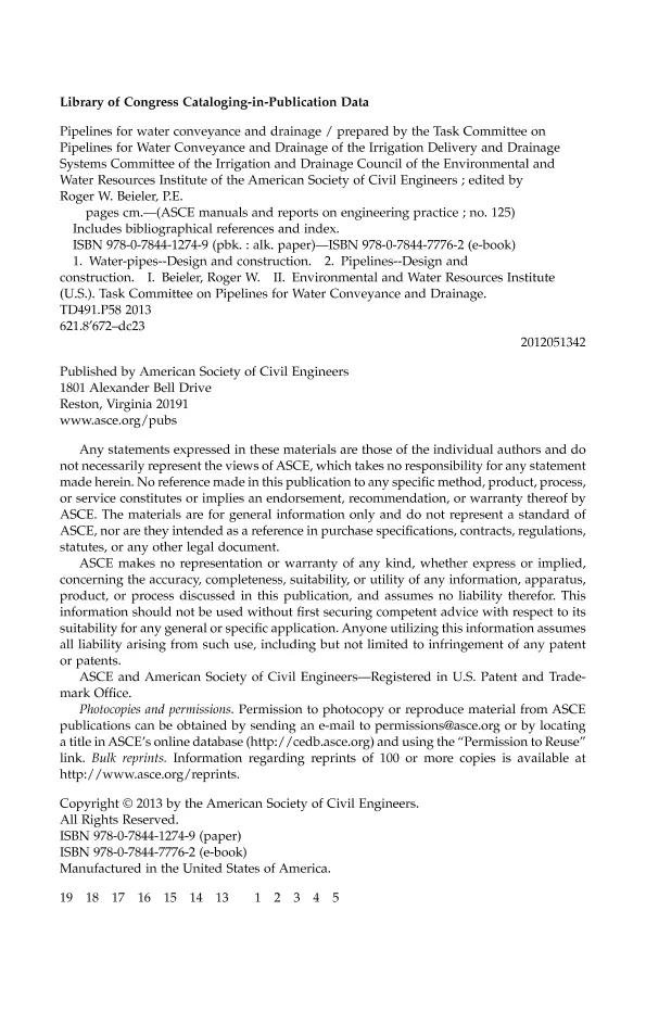 ASCE Manual of Practice No. 125 ASCE Manual of Practice No. 125