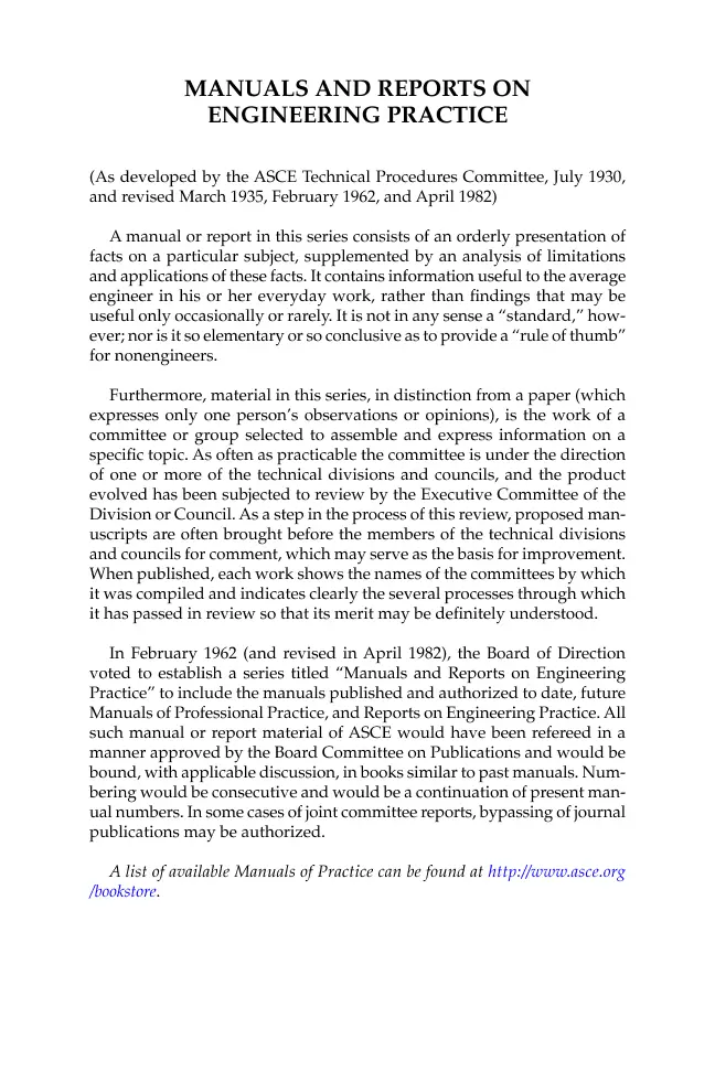 ASCE Manual of Practice No. 135 ASCE Manual of Practice No. 135