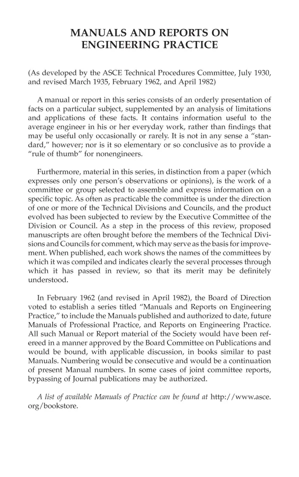 ASCE Manual of Practice No. 131 ASCE Manual of Practice No. 131