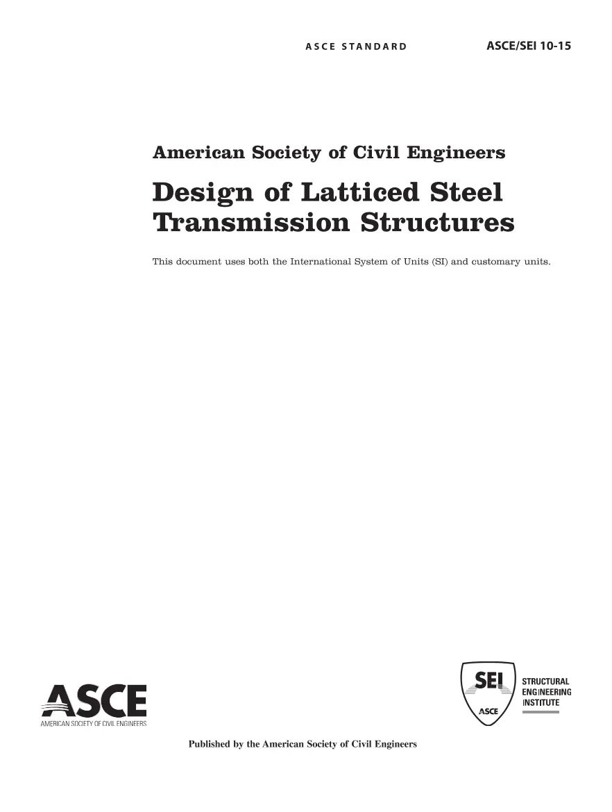 ASCE 10-15 ASCE 10-15