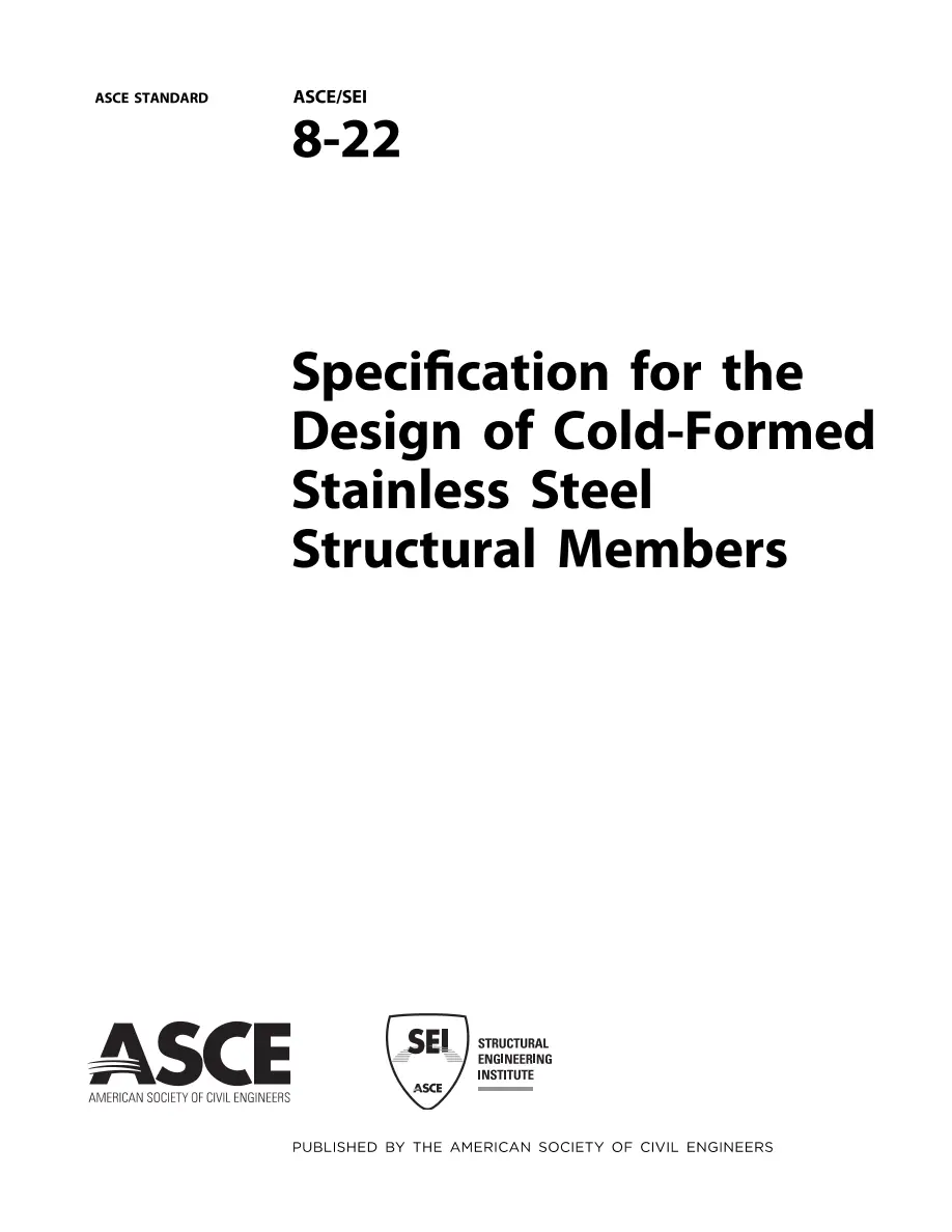 ASCE 8-22 ASCE 8-22